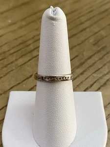Amy Peters Studio Sterling Silver Designer Signed Band Ring 925 Size 7.25 - Picture 1 of 3