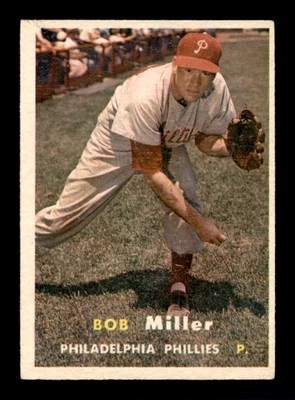 1957 Topps #46 Robert J. Miller en muy buen estado/VGEX X3462575 Foto 1 de 3