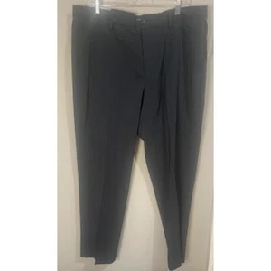 DKNY anthrazitfarbene Slimfit vorne flach Stretch Anzughose für Herren Größe 38 x 32 neu mit Etikett - Bild 1 von 5