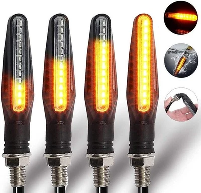 4x Turn Signal Lights for Suzuki GSXR750 GSXR750X GSXS1000 GSXS1000F GSXS1000Z - Image 1 of 4