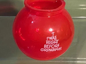 Universal Studios Grinchmas Grinch Christmas Red Plastic Ball Cup Bowl Dr. Seuss - Picture 1 of 6