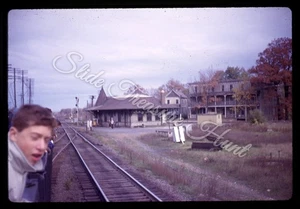 NY Central Fantrip Station 35mm Slide 1960s Kodachrome Original - Picture 1 of 3