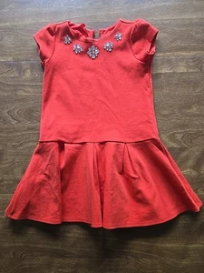 GIRLS 6 GYMBOREE RED DRESS - Picture 1 of 5