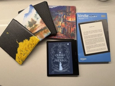 Kindle Oasis 10ª Gen 32 GB Wi-Fi 7 Waterproof Warm Light Grafite - Immagine 1 di 4