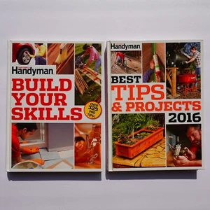 Lot of 2 The Family Handyman Books Build Your Skills & Best Tips & Projects - Imagen 1 de 23