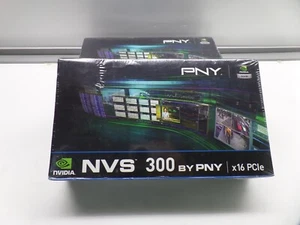 Lotof-2PNY NVIDIA NVS 300 512MB DDR3 x16 PCIe Driver CD and Video Adapters (BH) - Picture 1 of 7