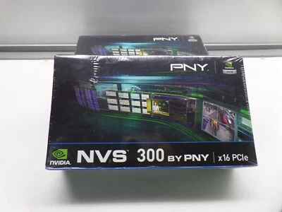 Lotof-2PNY NVIDIA NVS 300 512MB DDR3 x16 PCIe Driver CD and Video Adapters (BH) - Image 1 of 4