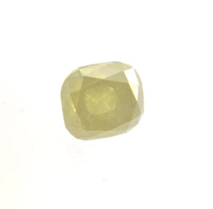 Diamante de corte rosa natural amarillo elegante con forma de cojín de 0,95 quilates 5,28x4,84x3,74 mm - Imagen 1 de 14