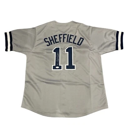 Gary Sheffield Signed Auto Autographed New York Yankees Jersey JSA COA - Image 1 of 3