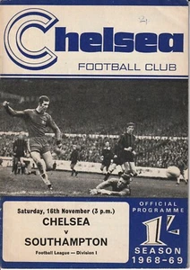 Chelsea v Southampton 16th Nov 1968 Division One League Football Programme - Picture 1 of 1
