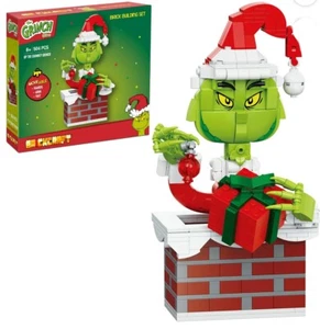 🔥 Grinch In Chimney Building Block Set Brickcraft Limited Ed.-Lego Compatible - Picture 1 of 15