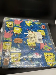 Vintage American Greetings SpongeBob Wrapping Paper Sheets (4) - Picture 1 of 4