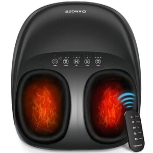 Máquina Masajeadora de Pies con Calor, Shiatsu Amasado Profundo Masajeador de Pies con Control Remoto - Imagen 1 de 1
