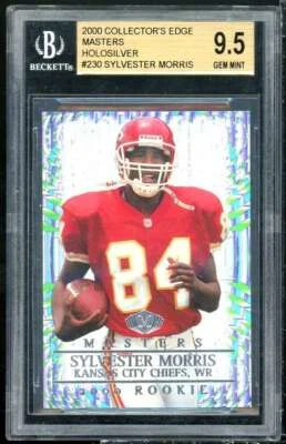 Sylvester Morris Rookie 2000 Collector's Edge Masters Holosilver #230 BGS 9.5 - Image 1 of 2