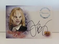 BUFFY the Vampire Slayer Inkworks 2004 JULIE BENZ SIGNED AUTOGRAPH CARD A8 Darla