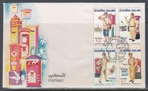 Tailandia Scott 792-5 FDC - Carteros - Imagen 1 de 1