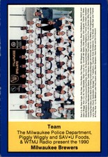1990 Brewers Police #29 Milwaukee Brewers 
