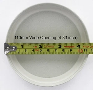 1 New 4.25" ID METAL REPLACEMENT LID for Gallon + STORAGE Jars CT Plastisol Ring - Picture 1 of 3
