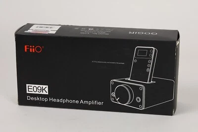 FiiO E09K QOGIR USB Desktop Headphone Amplifier High Output 1/4" (Black) - NEW - Image 1 of 4