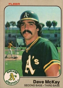 1983 Fleer Baseball #526 - Dave McKay - Oakland Athletics 83-1183 - Picture 1 of 2