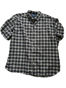 Ralph Lauren Men's Greggor Button Up Plaid Shirt Size XL Short Sleeve - 24 - Picture 1 of 9