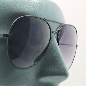Supercoole Fly Me Pilotenbrille Farbe tiefschwarzes Gestell Sonnenschutz - Bild 1 von 4