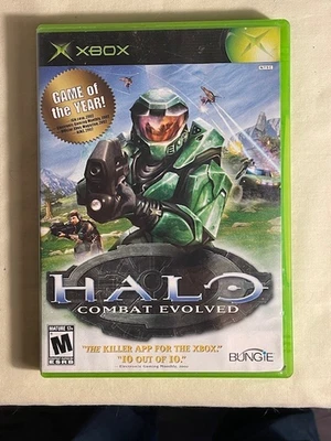 XBox Halo Combat Evolved Game No Manual Used - Image 1 of 2