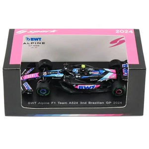 Spark 1/64 Alpine A524 Pierre Gasly 2024 Brazil GP P3 F1 Model Car Diecast Y413 - Picture 1 of 3