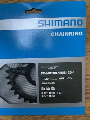Shimano Deore XT SM-CRM85 Direct Mount Chainring 12-Speed 32T - Image 1 of 2