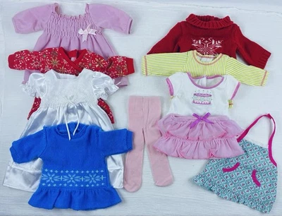 Bitty Baby American Girl куклы одежды лот 4 платья 1 юбка 3 топы колготки фартук - Изображение 1 из 4