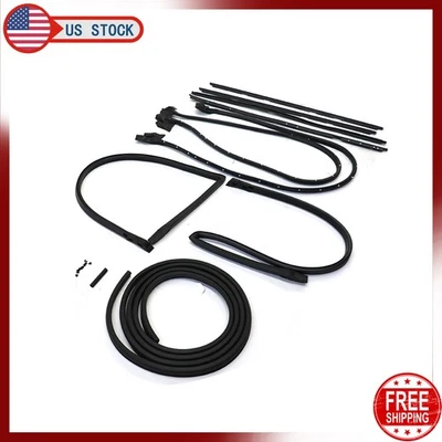 9Pcs Roof Rail Window Door Trunk Seal Weatherstripping For 83-88 Monte Carlo SS Foto 1 de 4