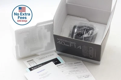 [Não usado na caixa] Voigtlander NOKTON Classic 40mm F1.4 SC VM Leica M do Japão - Imagem 1 de 4