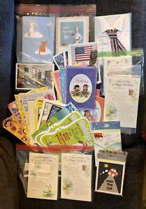 Mixed Greeting Card & Notecard Lot Unused 40 Plus Piece Thank You Invitation
