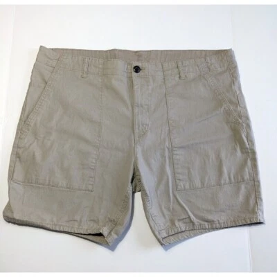 Pantalones cortos Swiss + ALPS para hombre talla 42 marrón frente plano Foto 1 de 4