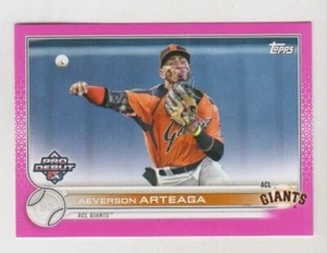 Aeverson Arteaga 2022 TOPPS PRO DEBUT ROOKIE FUCHSIA PARALLEL /199 ACL GIANTS - Picture 1 of 1