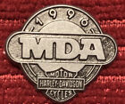 1996 MDA Harley Davidson motorcycles pin, clutch back, metal, minty Condition