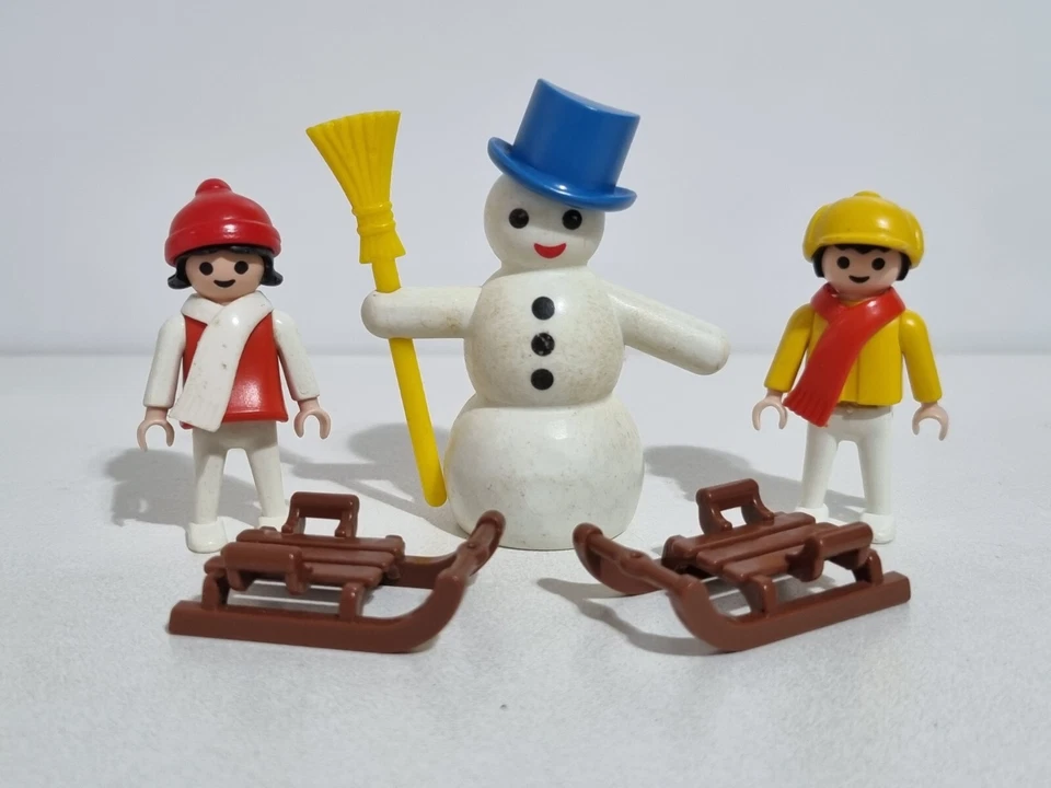 Playmobil 3393 Antiguo Set Navidad Muñeco Nieve Trineo Niño Hielo Invierno - Imagen 1 de 1