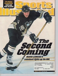 12. März 2001 Sports Illustrated - Mario Lemieux, Pittsburgh Penguins (NRMT) - Bild 1 von 1