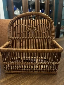 Kleiner Boho Wandkorb aus Weidengeflecht* - Bild 1 von 7
