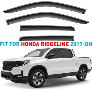 Rain Guards Vent Visors Shade for 2017-2025 Honda Ridgeline - Foto 1 di 8