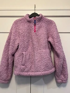 Gap Kids Purple XL 14-16 Fleece 1/4 Zip Pullover Jacket - Picture 1 of 3