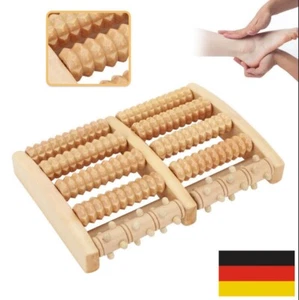 Fußmassagegerät für beide Füße mit 10 Holzwalzen Massageroller Fußroller Massage - Bild 1 von 22