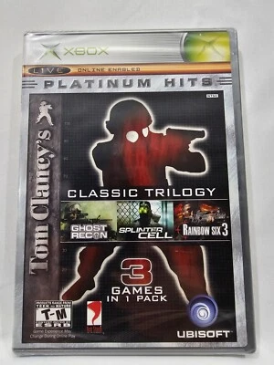 Tom Clancy's Classic Trilogy (Microsoft Xbox, 2004) - New factory sealed! - Image 1 of 4