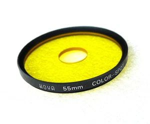 55mm Hoya Yellow Color Spot Filter - NEW - Picture 1 of 3