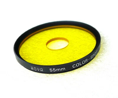 55mm Hoya Yellow Color Spot Filter - NEW - Image 1 of 3