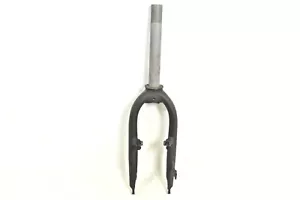 20" WHEEL SMART URBAN FOLDING BIKE ALLOY FRONT FORKS 205mm 1 1/8" THREADED BLK - Picture 1 of 2