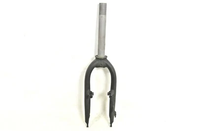 20" WHEEL SMART URBAN FOLDING BIKE ALLOY FRONT FORKS 205mm  1 1/8" THREADED BLK - Image 1 of 2