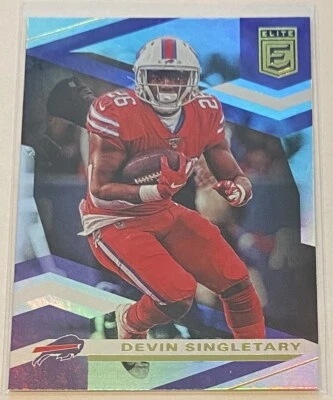 2020 Panini Donruss Elite Devin Singletary HOLO FOIL Buffalo Bills #10 🔥 - Image 1 of 2