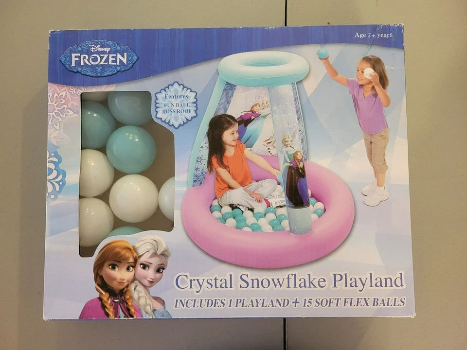 Disney Frozen Crystal Snowflake Playland Ball Pit - Nuevo en caja Foto 1 de 2