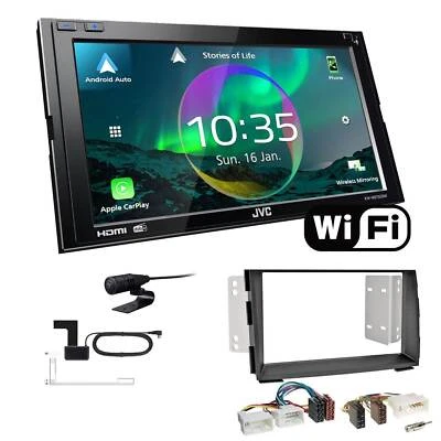JVC Autoradio WiFi Apple CarPlay Android Auto für KIA Venga ab 2009 schwarz - Bild 1 von 4